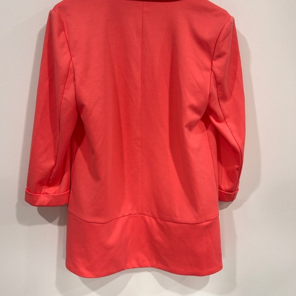 Vero Moda Vibrant Coral Blazer 3/4 sleeve. - Picture 6 of 9